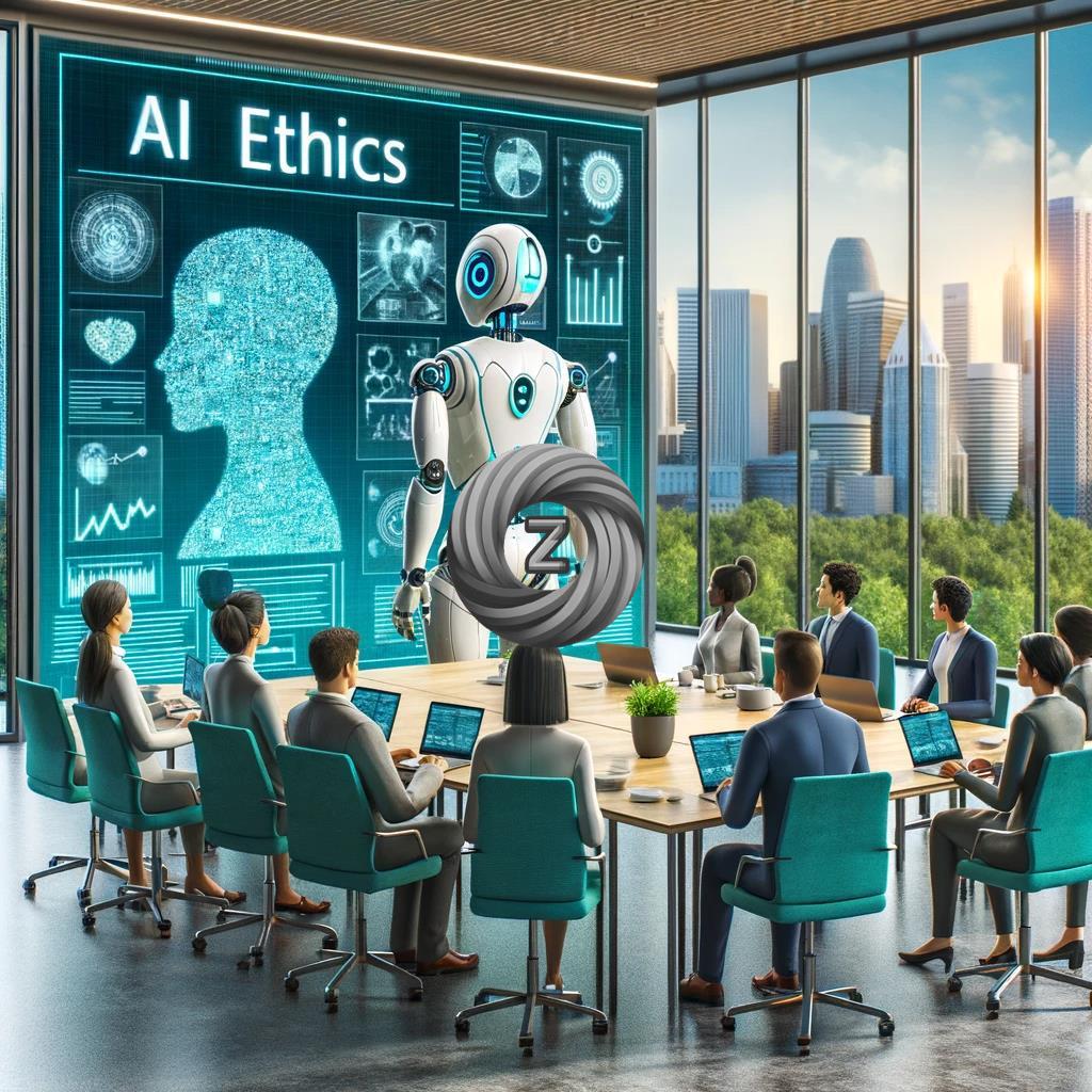 AI Ethics Training Service Illustration